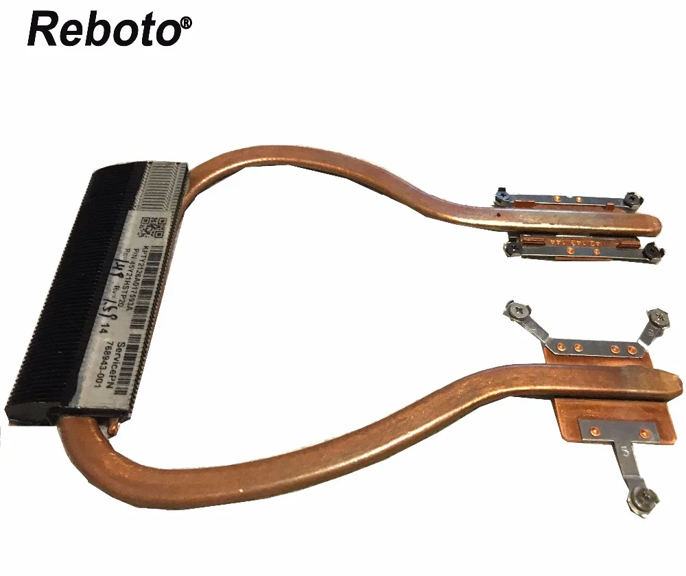 Reboto используемый для hp 14-P 15-P 15-P187CA 17-P ноутбук Охлаждающий радиатор 767710-001 768943-001 протестированный Быстрая