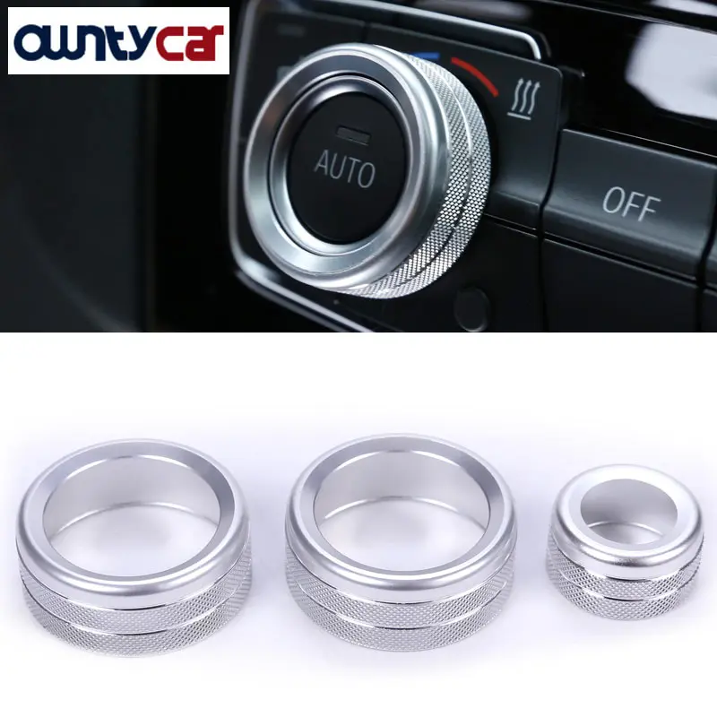 3 шт. для BMW 1 2 4 серии F30 F34 F46 GT X1 F47 F48 13 17 автостайлинг ручки кондиционера аудио круг