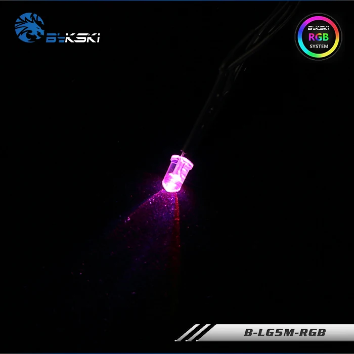 Bykski водяное охлаждение 12В RGB светодиодный свет бисера красный синий белый