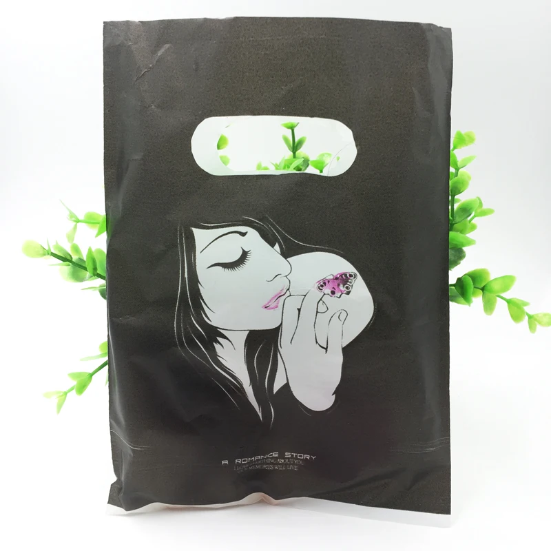 Пластиковые пакеты Gft для конфет 100 шт./лот Смешанные розовые и черные белые