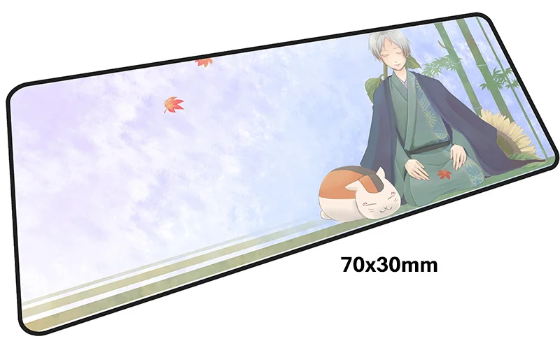Natsume yuujinchou коврик для мыши computador gamer mause коврик 700x300X2 мм большой милый коврик для Мыши Эргономичный гаджет офисный стол коврики