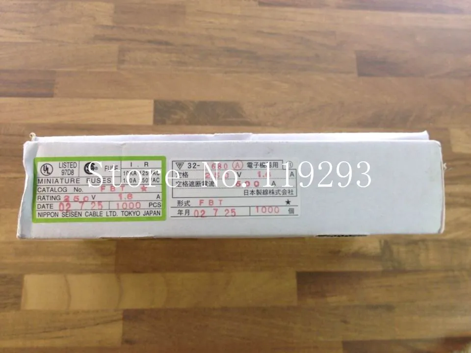 [SA] Японский импортный струйный предохранитель FBT 5X20 1.6A250V оригинальный