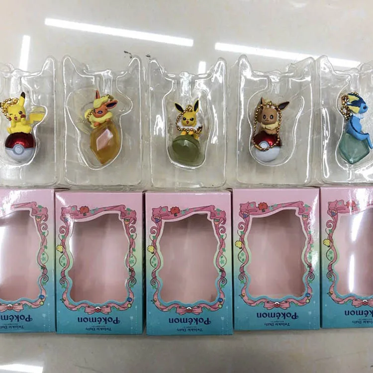 6 шт./компл. Pokemon Pikachu vaporion Flareon Jolteon Evee игрушка для детей|Игровые фигурки и