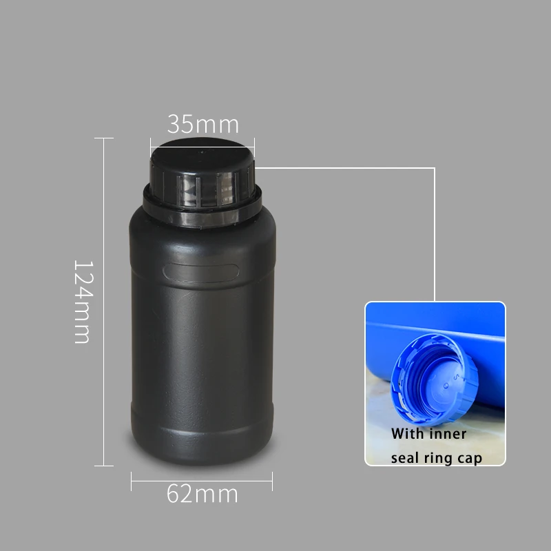 6 250 мл HDPE пластиковые бутылки с крышками для вскрытия, пищевой безопасный контейнер для масла, масла, кондиционера герметичный - Цвет: 6