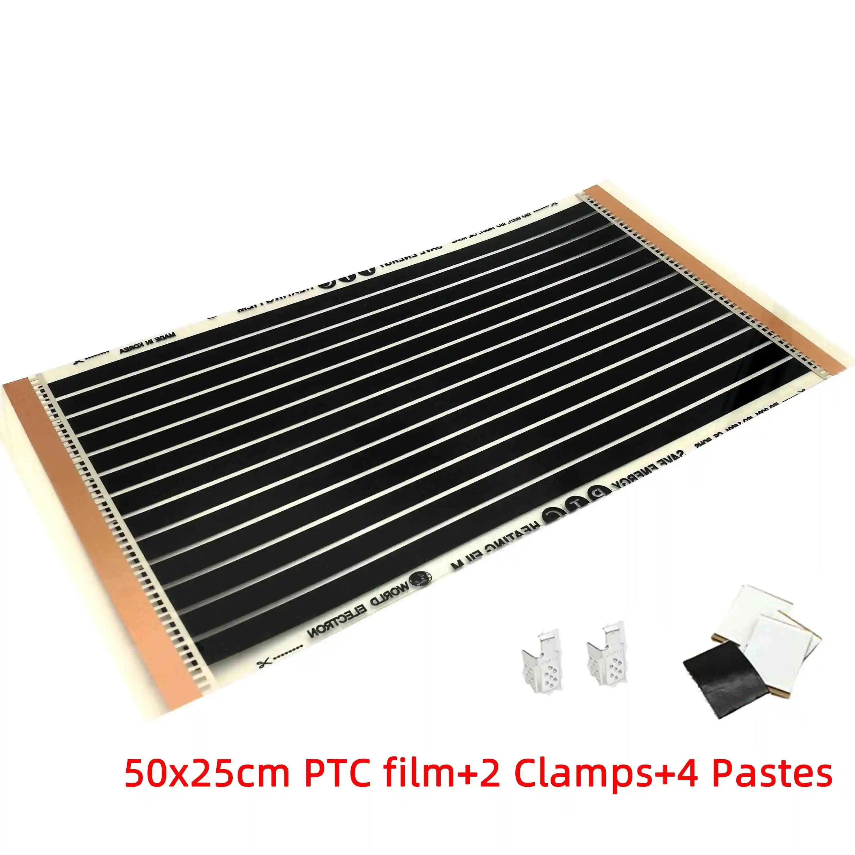 50x25 27.5w plus 50 см x 25 см PTC Инфракрасный дом для собак или кошек теплая углеродная небольшая нагревательная пленка, для DIY домашних животных/животных Теплый пол ковер энергосберегающий - Цвет: 50x25 27.5w plus