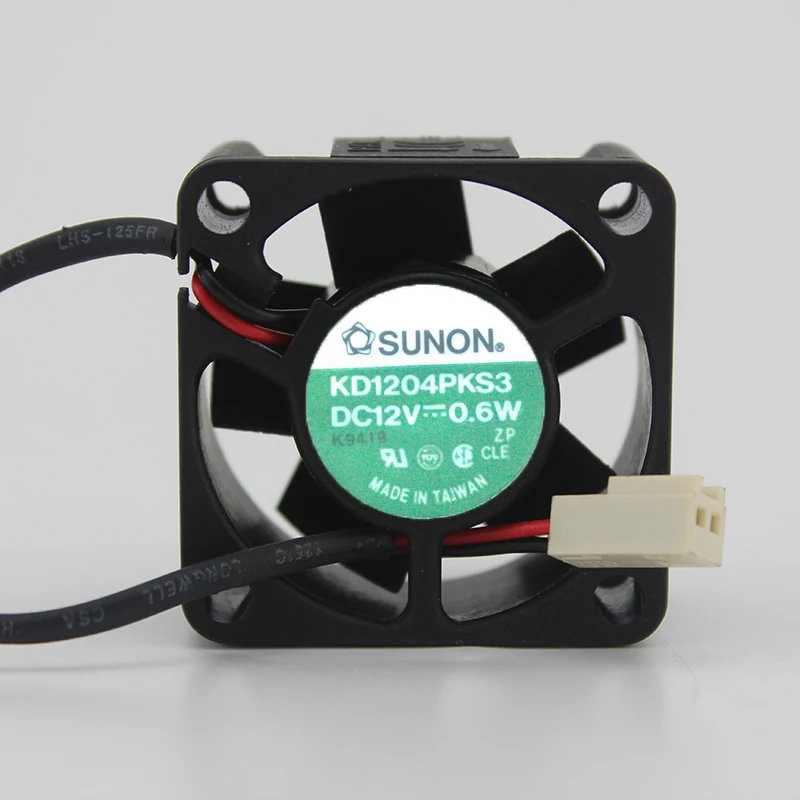 2-проводной охлаждающий вентилятор 4 см 4020 12 В 0,6 Вт KD1204PKS3