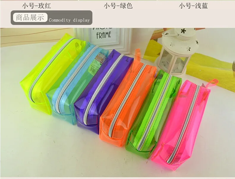 Модный канцелярский пенал для карандашей прозрачные пеналы ручек сумка хранения