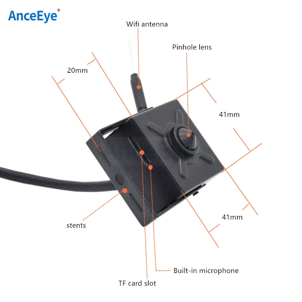 AnceEye wifi 1080P 960P 720P Аудио camhi Мини tf камера безопасности Onvif P2P клетка для птиц