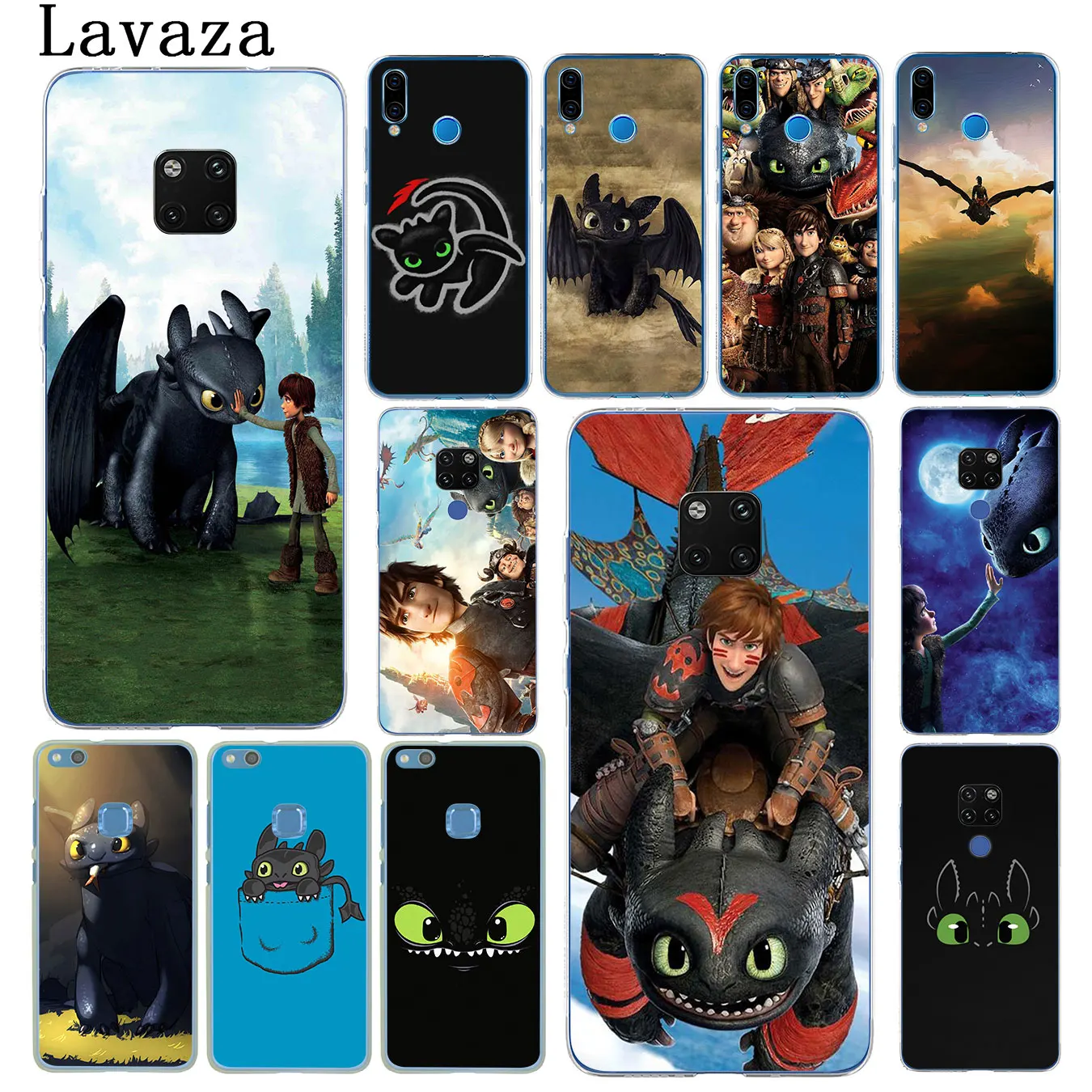 Милый чехол для телефона Lavaza с беззубиком и поездом Дракона Для Huawei Mate 30 10 20 Pro Lite