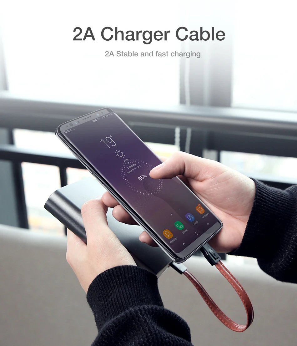 FLOVEME Брелок Micro Usb кабель Быстрая зарядка Usb кабель для передачи данных Microusb Usb зарядный шнур короткий для samsung S7 Xiaomi Redmi Note 5