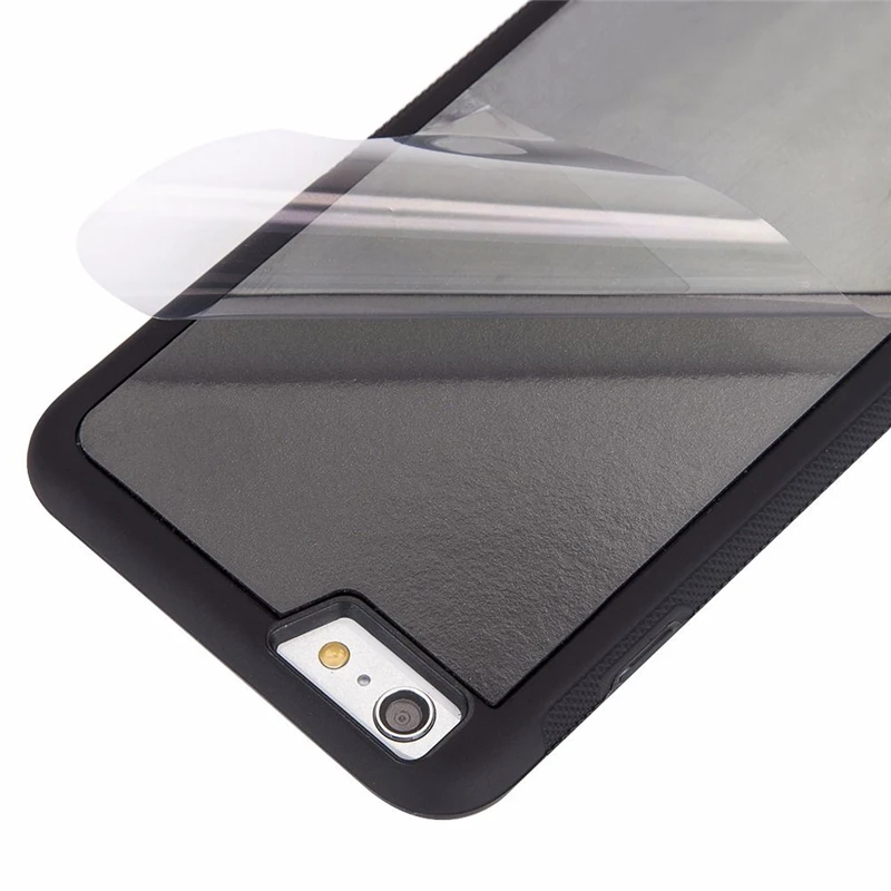 Анти-Гравитация Handsfree Case Nano Всасывания Selfie Липкий Телефон Случаях Гибридный ТПУ PC