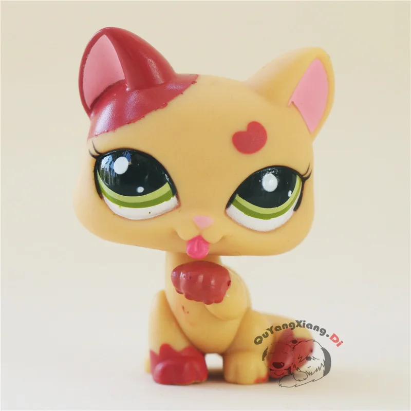 Экшн фигурка котенка CWM006 Pet Shop кукла кошка для ползания красно коричневая|Игровые