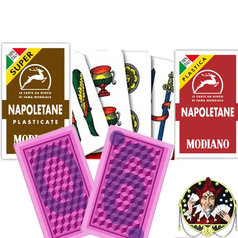 2- 1 plastic 1 paper GS Italy Modiano napoletan пластиковые игральные карты Gamble Cheat меченые карты для игроков в покер и волшебников - Цвет: 2- 1 plastic 1 paper