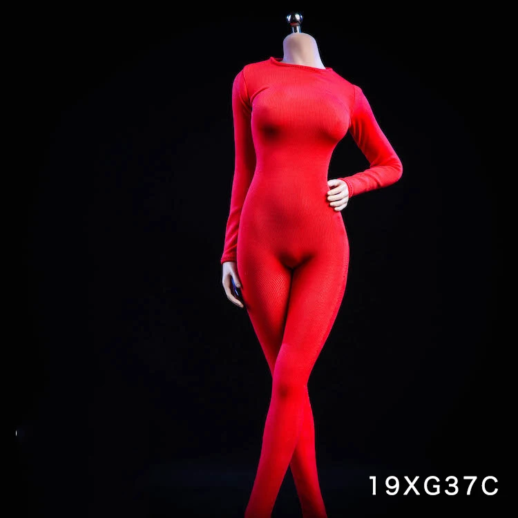 1/6 масштабная женская одежда 19XG37 боди с длинными рукавами, нижнее белье, комбинезон, модель для 12 дюймов, аксессуары для тела