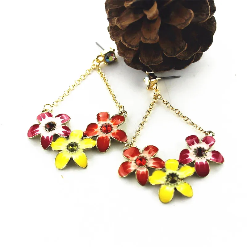 XQ zinc alloy stars moon asymmetrical long chain tassel earrings fashion women wedding accessories Korean new 2019 | Украшения и
