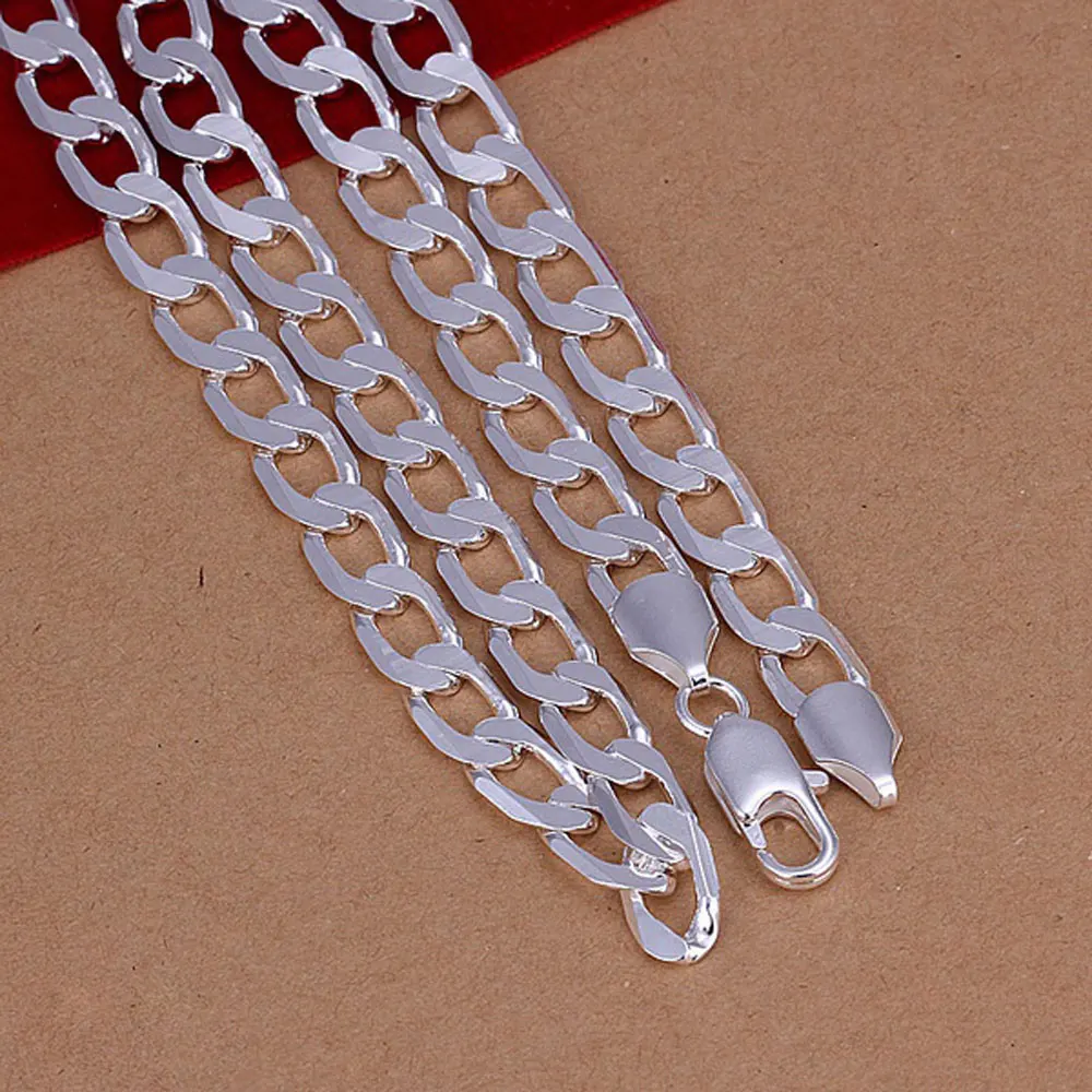 Цепочка мужская длинная из серебра 100 пробы 6 мм 925 шт.|necklace jewelry|fashion jewelryjewelry fashion |