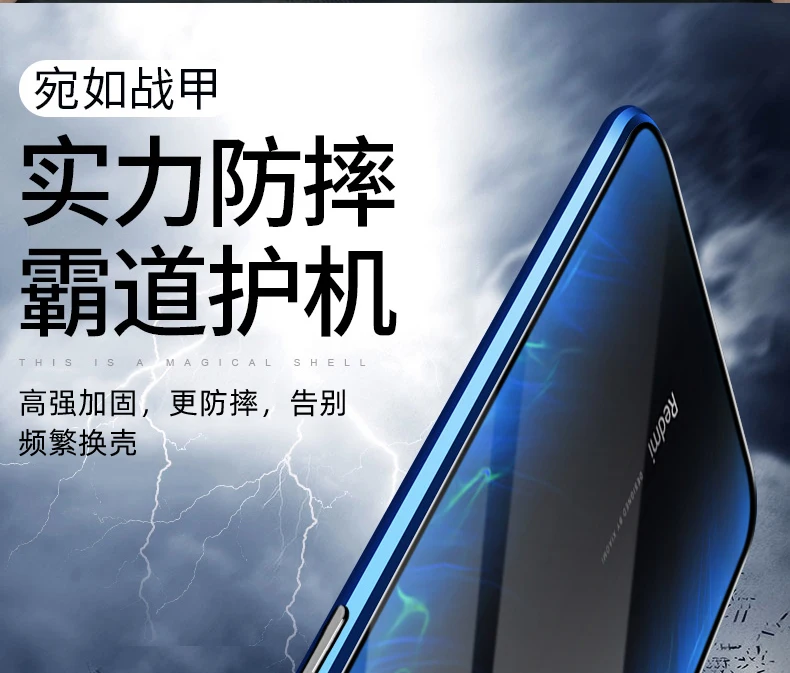Чехол redmi k20 pro с магнитной автоматической адсорбцией для Xiaomi Mi 9t redmi K20, задняя крышка из закаленного стекла, полностью завернутый чехол
