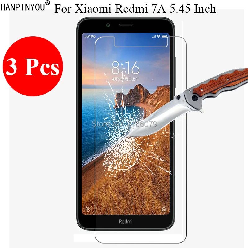 3 шт./лот новинка 9H 2.5D закаленное стекло защита для экрана Xiaomi Redmi 7A 5 45 &quot защитная