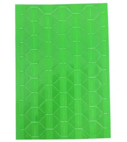 green transparent DIY Фотоальбом скрапбук угловая Наклейка ПВХ цветная бумага угловая наклейка s Рамка украшение для картины 1 лист = 102 шт - Цвет: green transparent