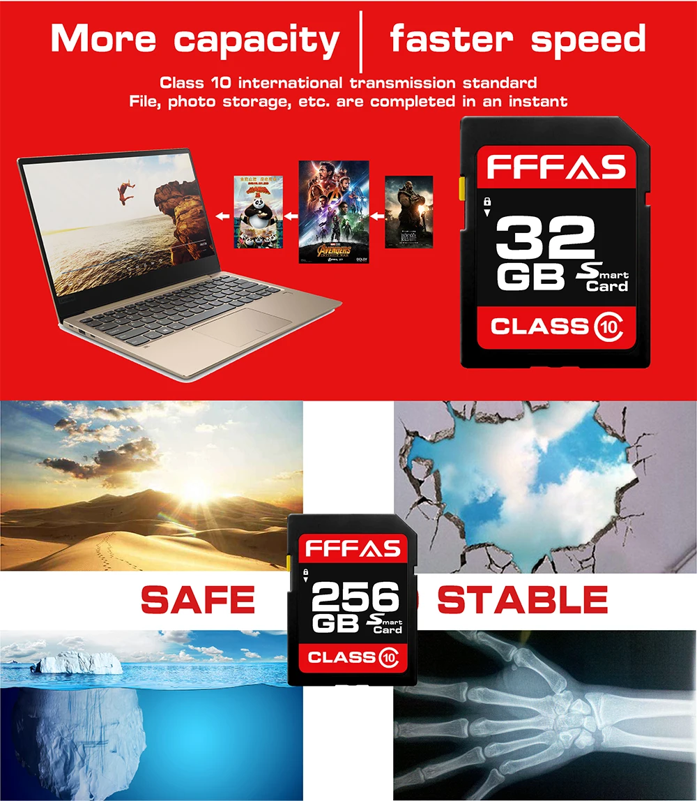 Карт памяти Micro SD карта класса 10 SD карта Microsd 64 ГБ 32 ГБ 16 ГБ 128 ГБ 256 ГБ флэш-память для телефона