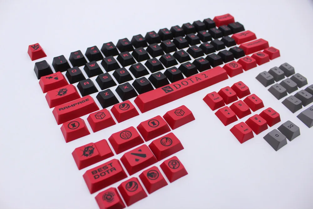 kit3 MP Dota2 DIY Keycaps PBT Сублимация Keycap вишневые профили полный набор Индивидуальные персонализированные для механической клавиатуры Keycap - Цвет: kit3