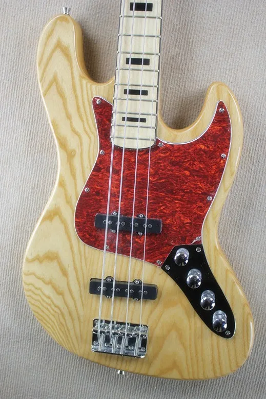 Новое поступление Firehawk Custom Shop натуральный пепел тело активный 9 в 4 струны джаз бас гитара с кленовым грифом