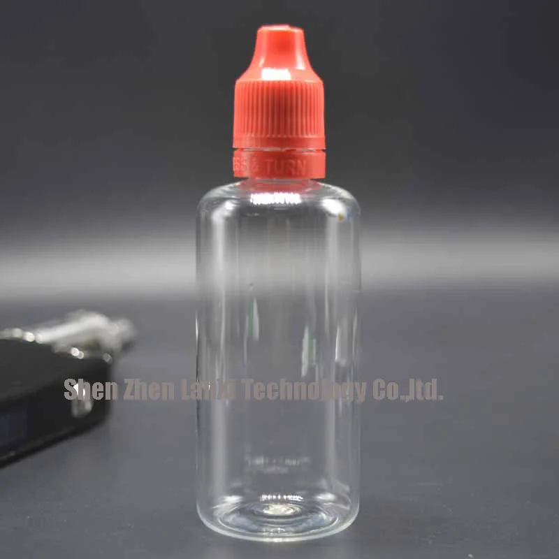 Plastic Liquid Bottle Needle Empty 60ml Soft PET Dropper Bottles with Childproof Cap for E | Красота и здоровье
