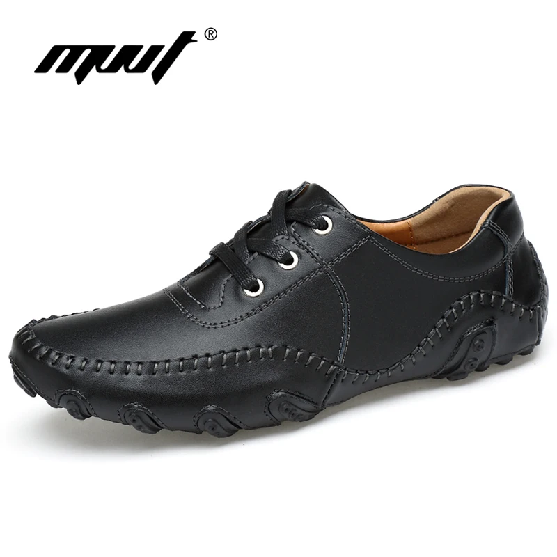 MVVT/очень мягкие мужские лоферы из спилка Повседневная обувь для мужчин Дышащая