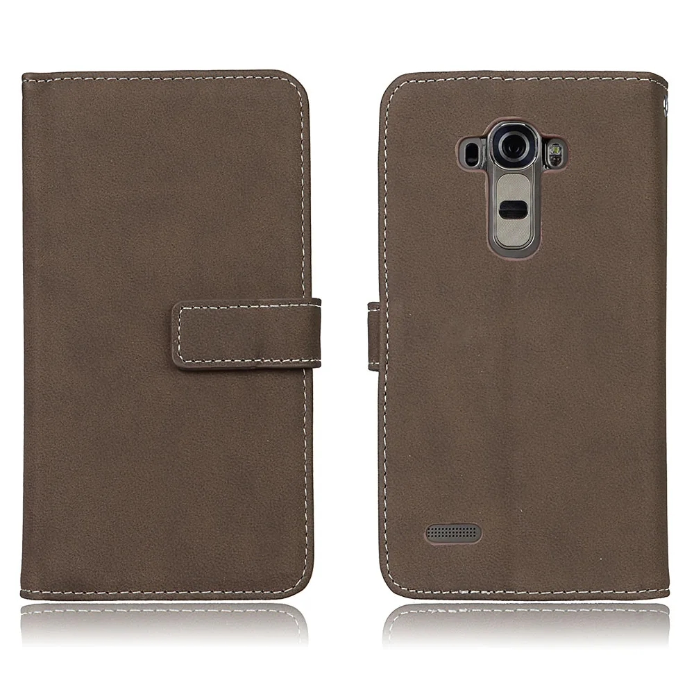Для Coque lg g 4 G4 кожаный бумажник флип чехол матовый щит полный для H815 H818 кремний