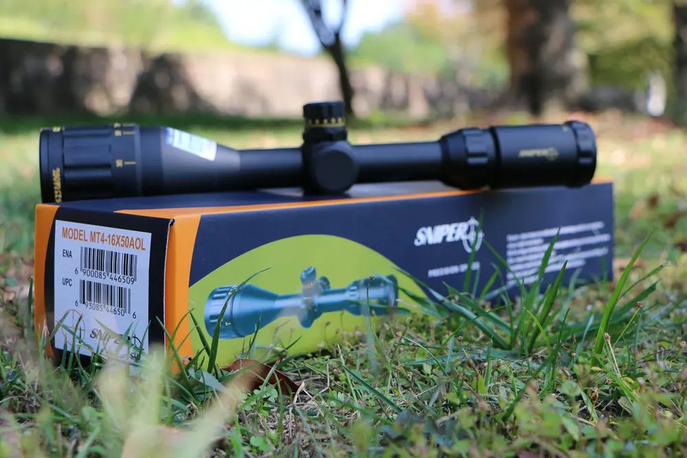 Охотничий Прицел SNIPER MT 6-24X50 AOL Тактический Регулируемый прицел с зеленым стеклом