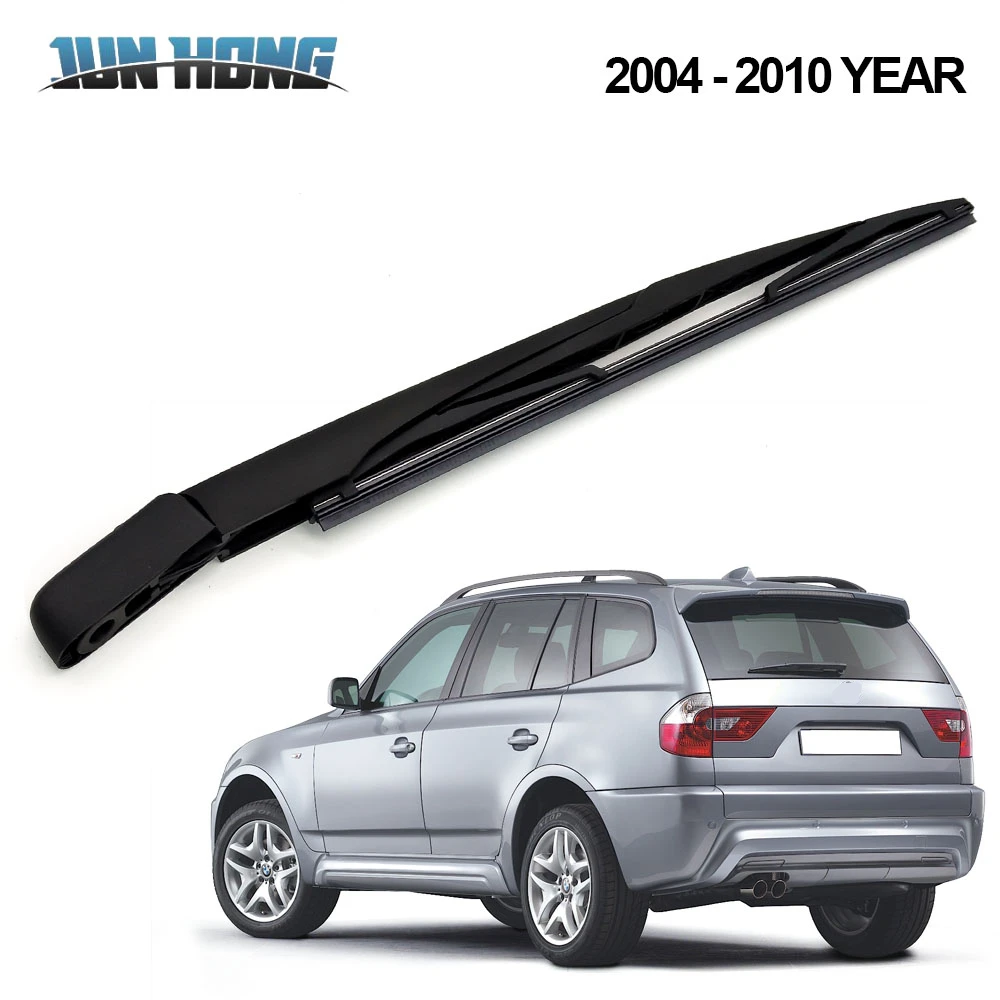 Щетка и рычаг заднего стеклоочистителя JunHong для BMW X3 2004 2005 2006 2007 2008 2009 2010 резиновые