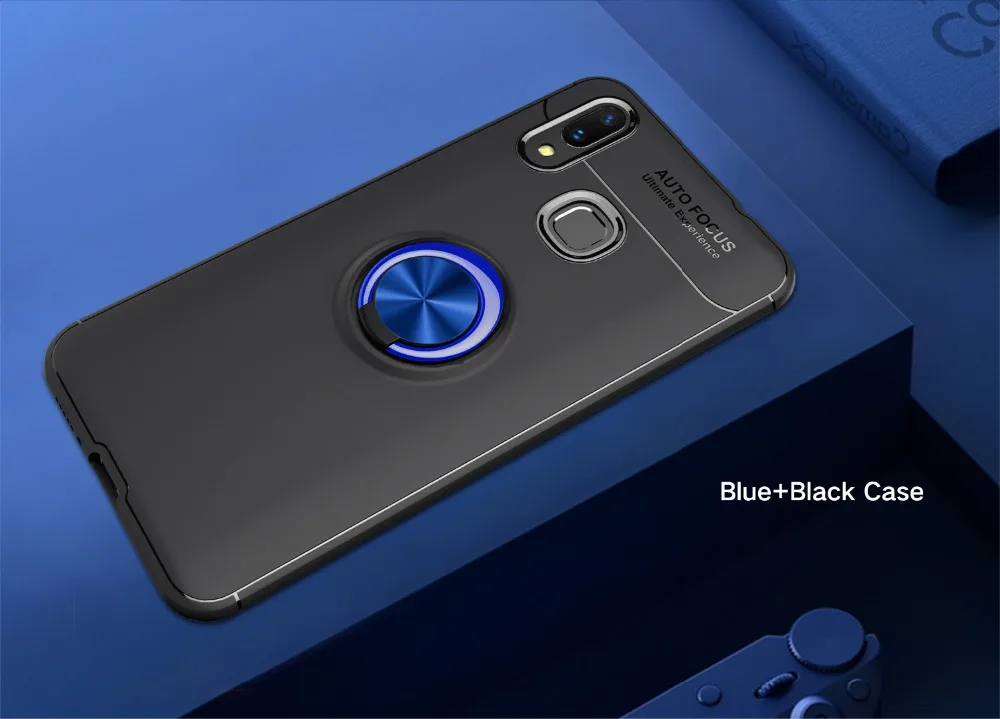 Чехол с магнитным кольцом для samsung Galaxy M10 M20 M30, задняя крышка для телефона, чехол для samsung Galaxy M 10 20 30