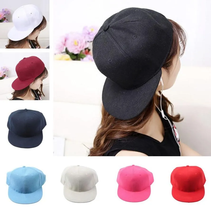 Fashion Women Men Adjustable Baseball Cap Solid Snapback Hat Hip-Hop Shade Plain color light baseball cap | Аксессуары для одежды