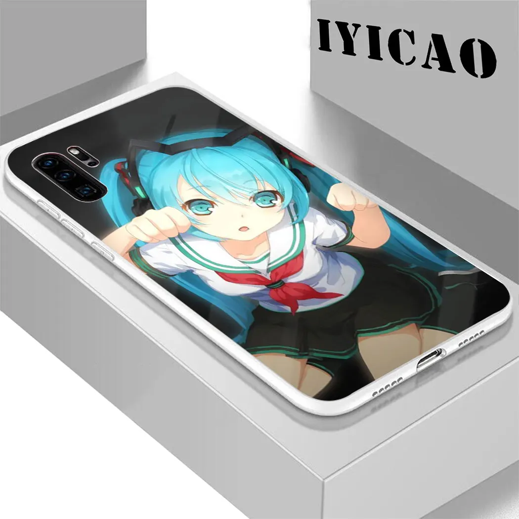 IYICAO аниме Япония Hatsune жесткий чехол для Huawei Honor 6A 6C 7A 7C 7X 8 8X 9 10 20 9X Lite Pro Play Note View