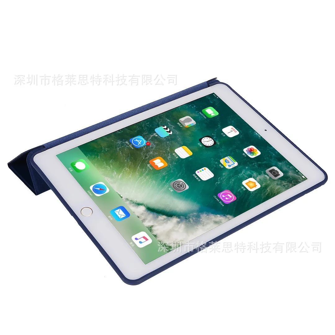 Для iPad 9,7 чехол из искусственной кожи Силиконовый мягкий чехол A1822 A1893 Трансформеры тонкий умный чехол для iPad чехол 9,7 дюймов