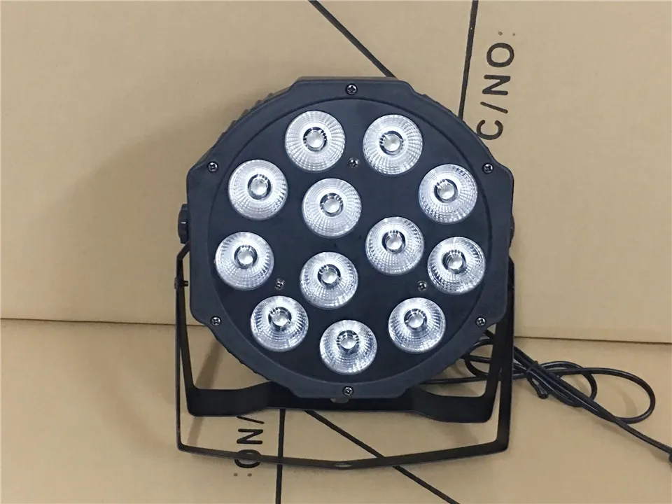RGBW 4 в 1 12X12W светодиодные лампы сценическое плосветодиодный светодиодное