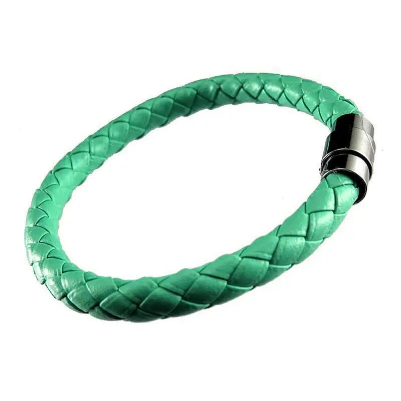 Браслеты унисекс из искусственной кожи в европейском стиле женские и мужские