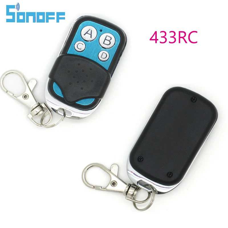 Интеллектуальный выключатель света Sonoff 4 канала 433 МГц RF пульт дистанционного управления Управление для Sonoff T1 EU/UK Slampher RF переключатель 4CH PRO
