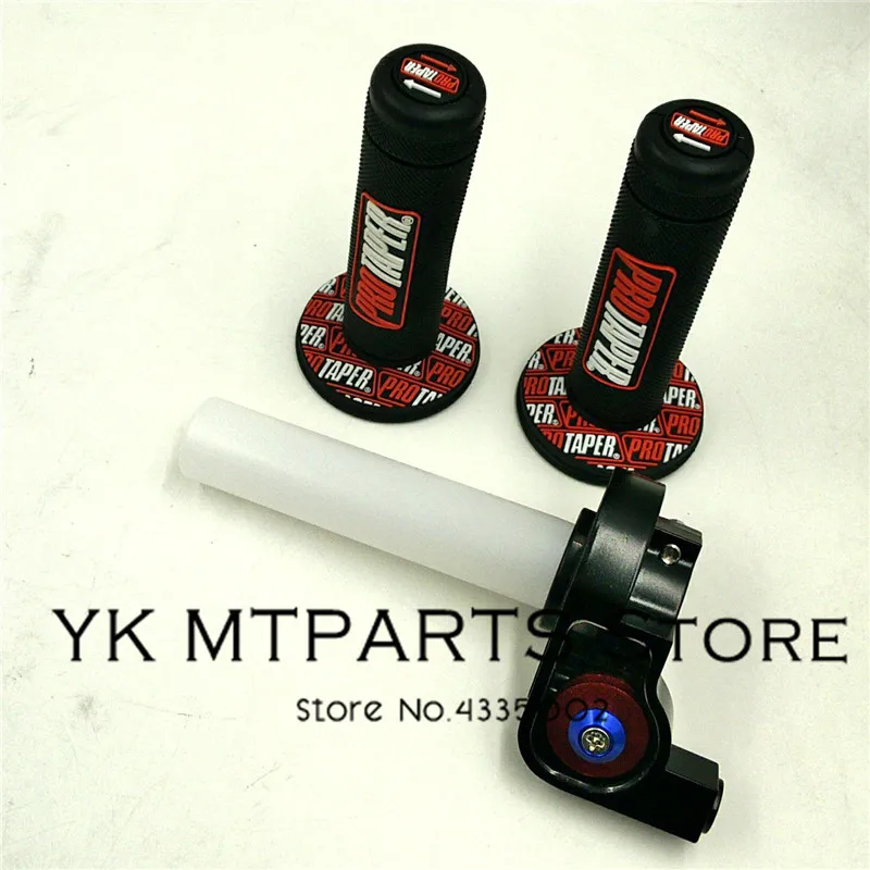 Мотоцикл Запчасти protape Grips Settle & twist газовая Ручка Дроссельной заслонки Dirt Pit Bikes