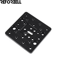 50pcslot 3d printer parts cnc openbuilds aluminum plate sheet c beam gantry plate black metal for stand bracket stamping plate