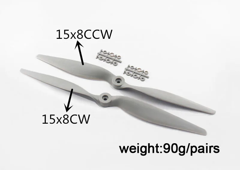 

20pcs/Lot Nylon APC Propeller 15x8 CW / 15x8 CCW Propeller For RC Airplane