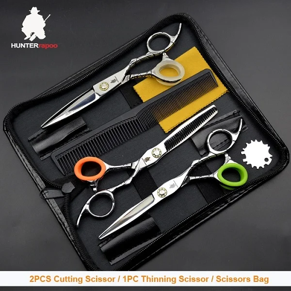 scissor set on razor Скидка 30% HT9136 ножницы для волос профессиональные ножницы набор Япония 6 дюймов Парикмахерские филировочные ножницы для парикмахерской машинки для стрижки волос - Цвет: scissor set on razor