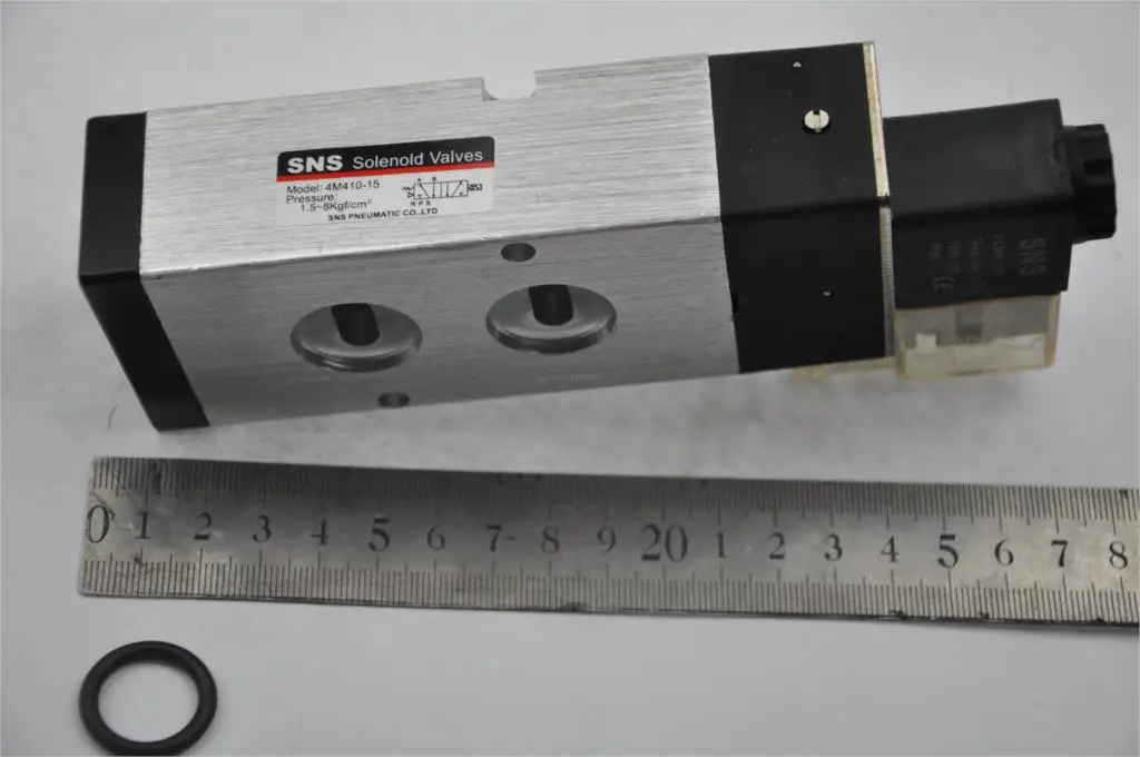 

4M410-15 1/2 "PT DC24V Mindman Type Solenoid Magnetically air pneumatic valve 2/5way