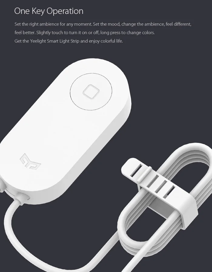 YLDD04YL 2 м RGB WiFi светодиодный светильник, полоса миллионов цветов, заданная сцена, 12 Вт, высокая интенсивность, светодиодный смарт-лента, новая светодиодная лента