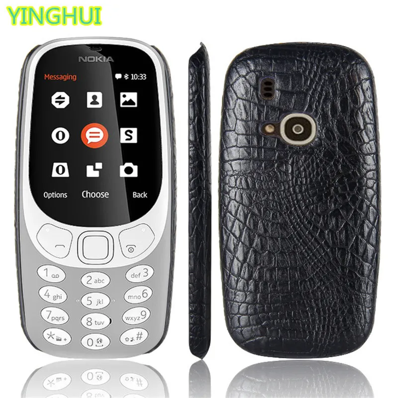 

For Nokia 3310 Case Nokia 3310 phone bag case Luxury Crocodile Skin PU Protective Case Cover For Nokia 3310 2017
