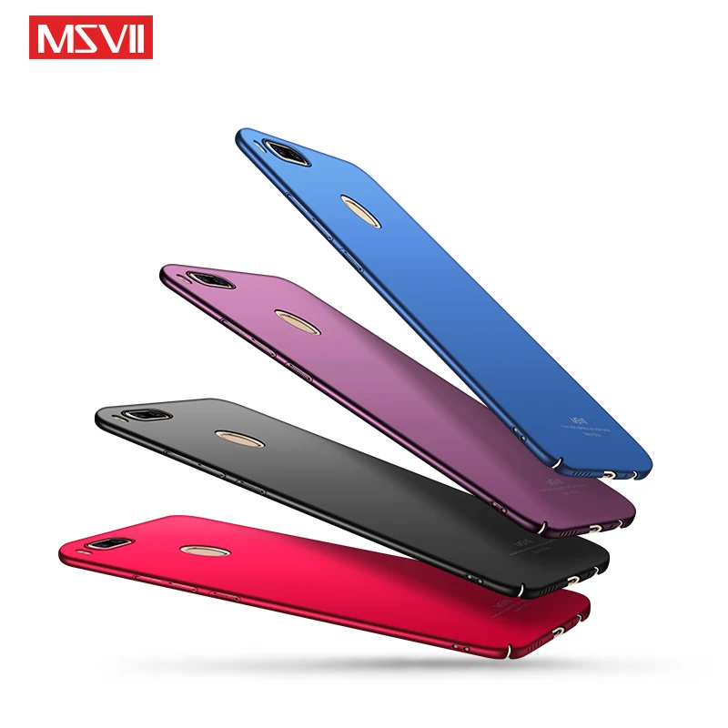 MSVII Cover For Xiaomi Mi 5X Case Finger Ring Slim Skin Cases A1 Xiomi Metal Car Holder Mi5X Mia1 |