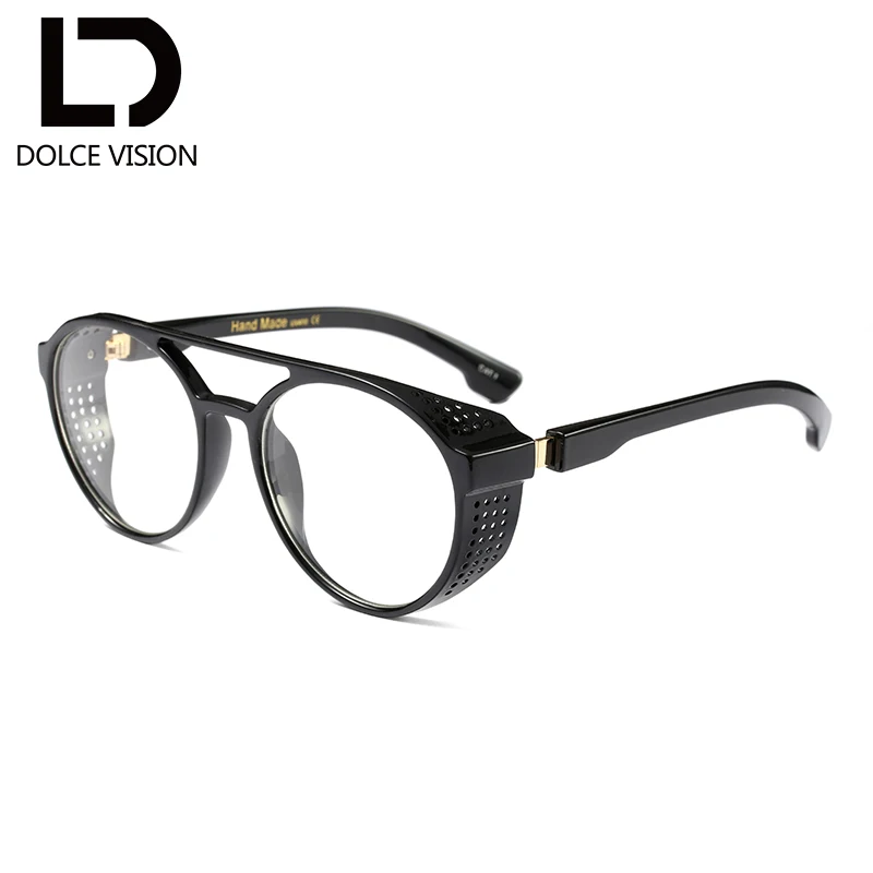 Dolce vision Круглые Солнцезащитные очки Классические солнцезащитные очки мужские двойной мост Черный прохладных оттенков Высококачественная брендовая одежда дизайн солнцезащитные очки для мужчин Óculos - Цвет линз: 006