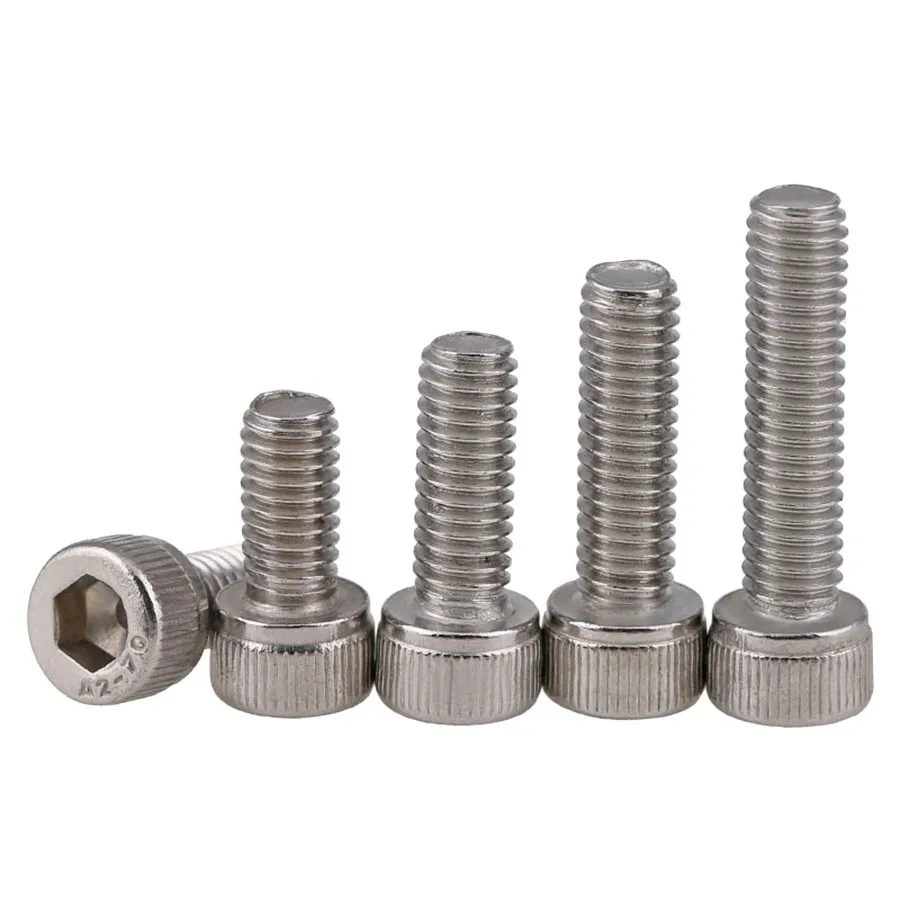 

304 Stainless Steel Reverse Thread Left Teeth Hex Socket Screws M6 M8 M10 M12 Twill Cylindrical Head Bolts