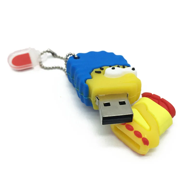 Usb флеш-накопитель memoryusb 3,0 16 ГБ 4 ГБ 8 ГБ 16 ГБ 32 ГБ 64 Гб Память usb мультфильм Симпсоны флешки 64 Гб флешка на заказ