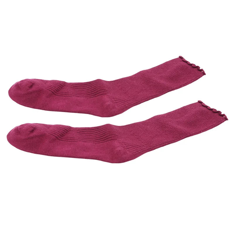 Осенне зимние детские дышащие носки в корейском и японском стиле однотонные